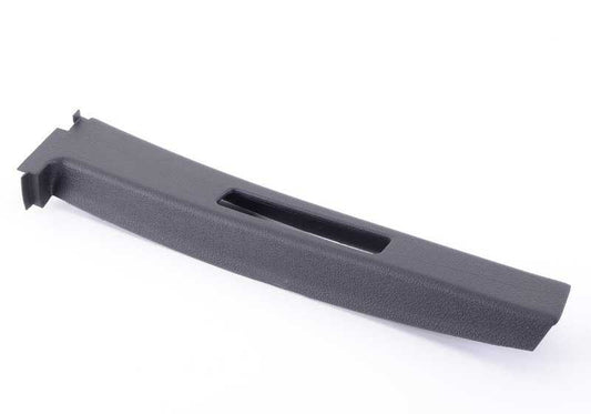 Embellecedor pilar central derecho negro OEM 51438151406 para BMW E36. Recambio interior original BMW.