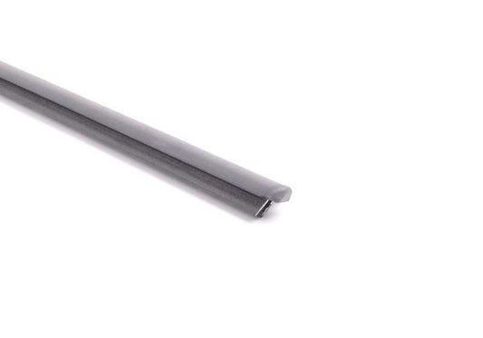 Tapón embellecedor exterior puerta delantera izquierda OEM 51337164937 para BMW E81, E82, E88. Color negro mate. Original BMW.