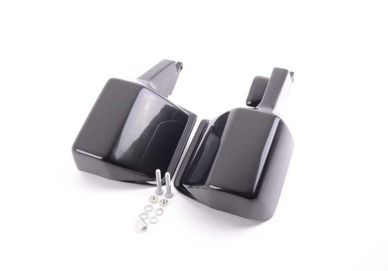 Juego de protectores de manos negros OEM 71609062160 para BMW R1200GS (2013-2016), R1200GS Adventure (2014-2018), R1250GS (2019-2023) y R1250GS Adventure (2019-2023). Original BMW Motorrad.