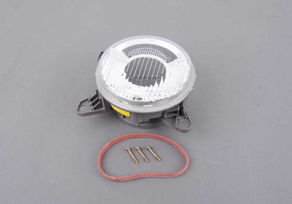 Cristal del faro delantero derecho OEM 63121391334 para BMW Serie 5 E34 (1988-1996). Original BMW.