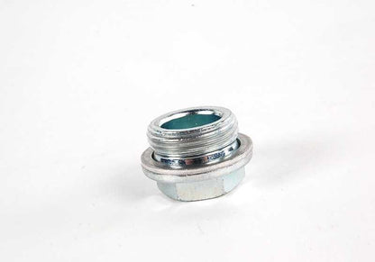 Tornillo de cierre con anillo de sellado para BMW Serie 3 E36, Serie 5 E34, E39, Serie 7 E38 (OEM 11311722674). Original BMW.