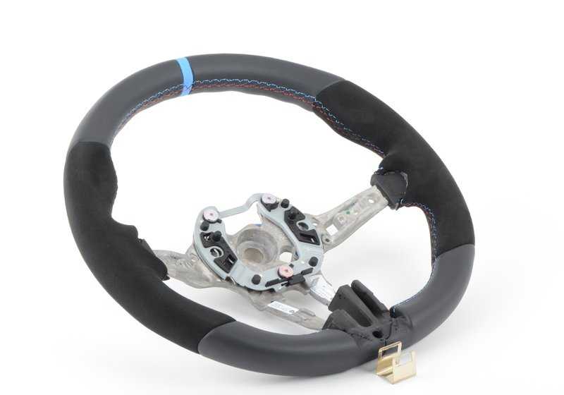 Volante M Performance Pro OEM 32302413014 para BMW F87, F80, F82, F83, M2, M2 CS, M2 Competition, M3, M4. Compatible con todos los modelos mencionados sin calefacción. Original BMW.