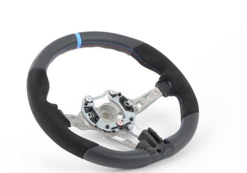 Volante M Performance Pro OEM 32302413014 para BMW F87, F80, F82, F83, M2, M2 CS, M2 Competition, M3, M4. Compatible con todos los modelos mencionados sin calefacción. Original BMW.