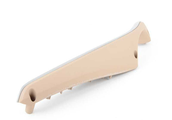 Reposabrazos delantero izquierdo color beige Titan II OEM 51417049683 para BMW E46 {316Ci, 318Ci} (modelos de 1999 a 2006). Recambio original BMW.