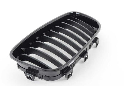 Grill decorativo M Left Performance Black Brillo OEM 51712410147 per BMW 3 F34 GT Series, F34 GT LCI. BMW originale.