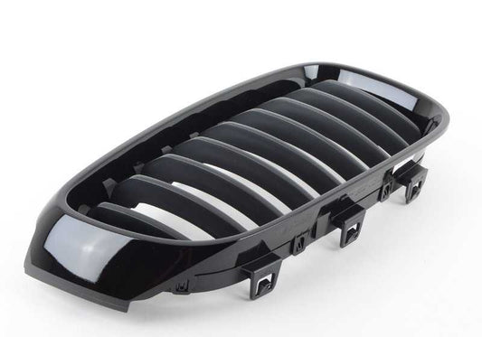 M Performance front grilles in gloss black for BMW F34, F34N (OEM 51712410146). Original BMW.