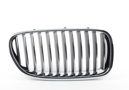 Rejilla decorativa delantera derecha OEM 51137203650 para BMW F10, F11, F18. Original BMW.