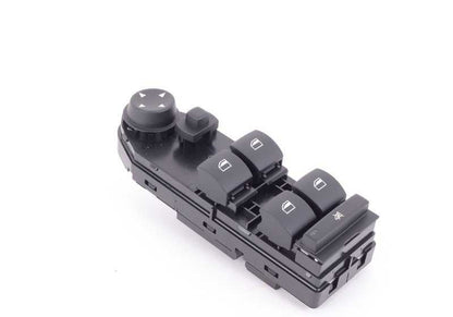Interruptor elevalunas delantero izquierdo OEM 61313414353 para BMW X3 E83 y E83N. Recambio original BMW.