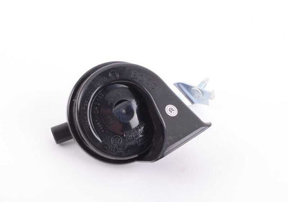 Claxon grave (bocina baja) OEM 61337893139 para BMW E46 M3 {BL91, BL92, BL93, BR91, BR92, BR93}. Original BMW.