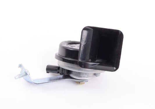 Claxon grave (bocina baja) OEM 61337893139 para BMW E46 M3 {BL91, BL92, BL93, BR91, BR92, BR93}. Original BMW.