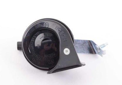 Claxon grave (bocina baja) OEM 61337893139 para BMW E46 M3 {BL91, BL92, BL93, BR91, BR92, BR93}. Original BMW.