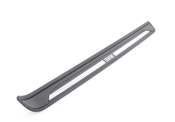 Embellecedor entrada puerta cromado derecho OEM 51477180740 para BMW E81, E82. Original BMW.