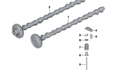 Válvula de admisión OEM 11347799612 para BMW E90, E91, E92, E93, E60, E61, E63, E64, E65, E66, E83, E70, E71. Compatible con motores diésel M57. Recambio original BMW.