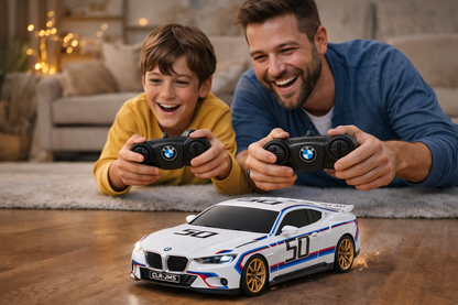 Tempedirigido miniature car 3.0 CSL at 1:24 scale for BMW. Official replica with interior details, rubber tires and competition body. OEM 80445B308D8. Original BMW. Ideal for over 8 years.
