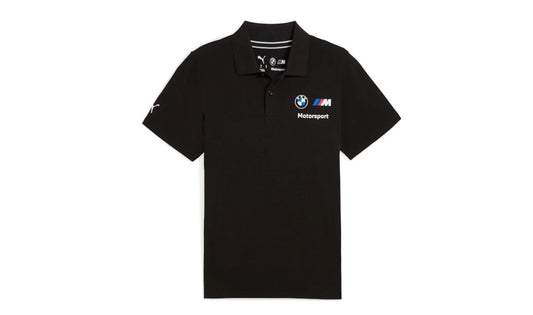 Polo noir taille XL pour BMW M Motorsport Automne/Hiver 2025. Valable pour BMW. Véritable BMW.