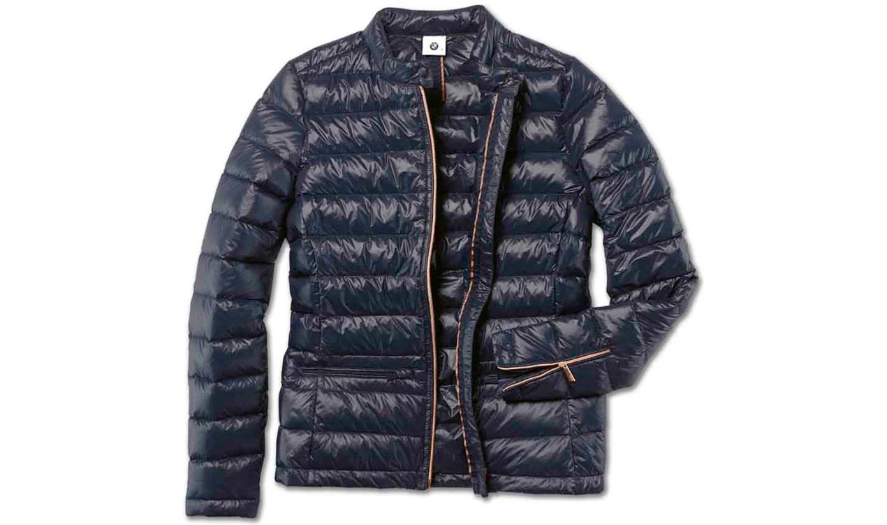 Chaqueta de plumas azul oscuro talla L OEM 80142454577 para BMW. Original BMW.