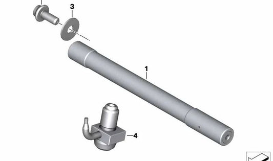 Tobera de inyección de aceite OEM 11429480486 para motos BMW G 310 R, G 310 GS, G 310 RR. Original BMW Motorrad.