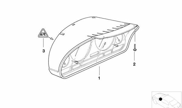 Cuadro de instrumentos OEM 62116985679 para BMW E46. Original BMW.