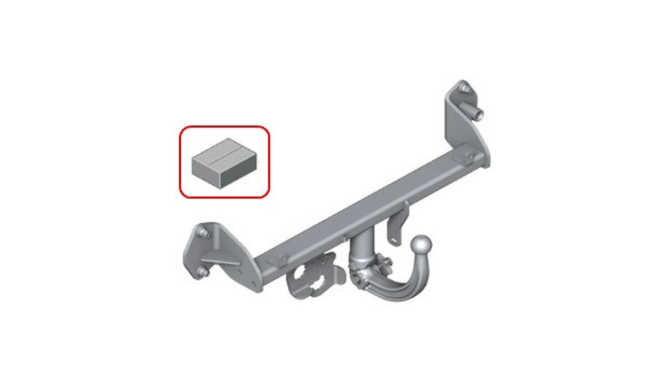 Kit eléctrico para bola de remolque desmontable OEM 71602289607 para BMW F33 (420d, N47/B47, manual y automático). Solo compatible con unidad de control específica. Original BMW.