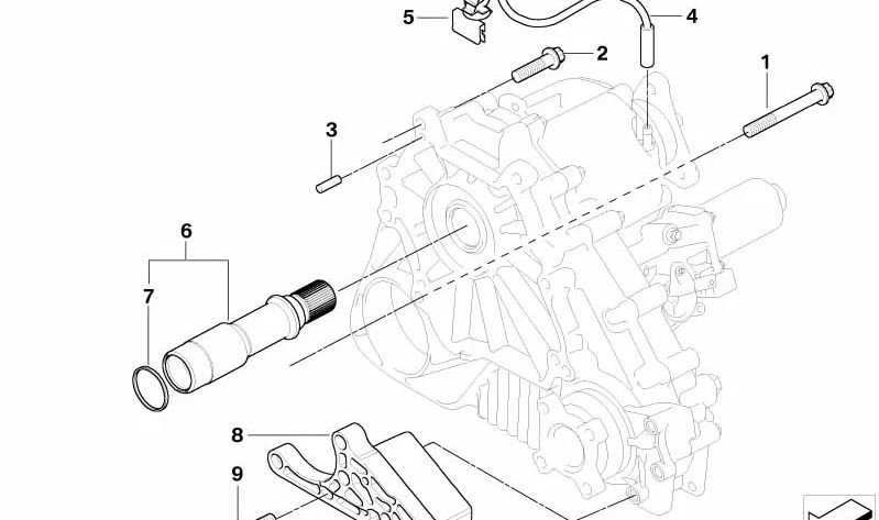 Tubo de ventilação para BMW E83, E83N (OEM 27103403206). BMW original