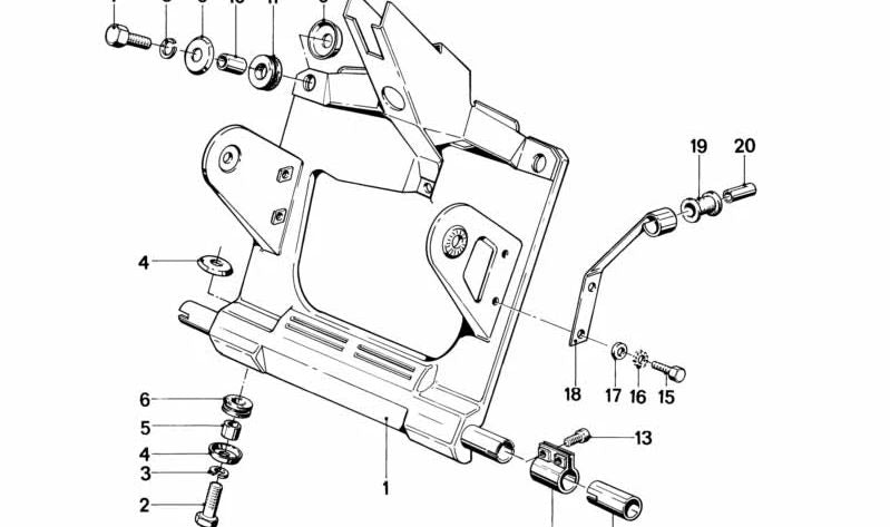 Manga para BMW R 248 (OEM 31421242398). Original BMW
