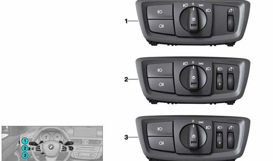 OEM Light Module 61316847524 for BMW F20, F21, F22, F23, F39, F48. Original BMW.