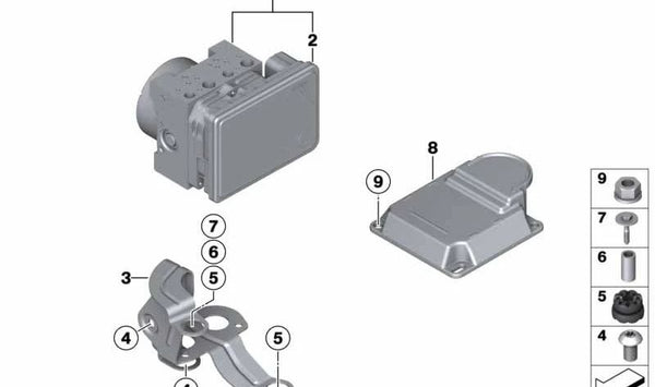 Unidad de Control ICM - Plus para BMW F20, F21, F22, F30, F31, F34, F35, F32, F33 (OEM 34526863435). Original BMW