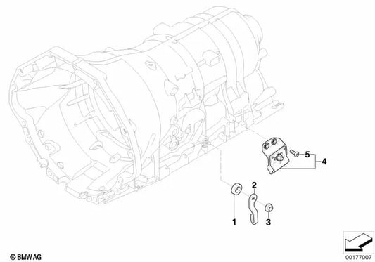 Set of decoupled cable brackets for BMW E60N, E61N, E63N, E64N, E65, E66, F01, F02, E70, E71 (OEM 24147588888). Original BMW