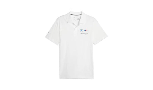 Pole BMW M Motorsport Blanco For Men, XXL Size. Sports design with BMW M logo in the chest and Puma logo in the sleeve. Original BMW. Ideal for fans and enthusiasts. OEM 80145B318B7.
