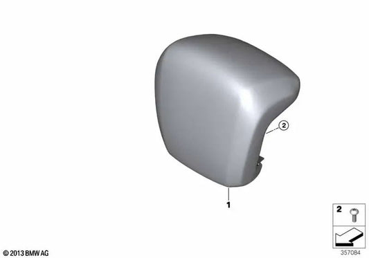 Leather headrest for BMW I12 (OEM 52107365084). Original BMW