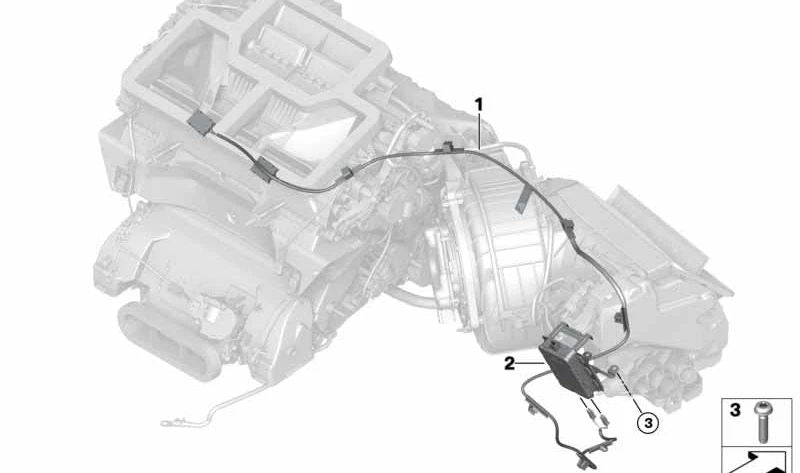 Ionizador de aire OEM 64119461399 para BMW X3 {F97, F97N, G01, G01N, G08, G08E, G08F, G08N} y BMW X4 {F98, F98N, G02, G02N}. Original BMW.