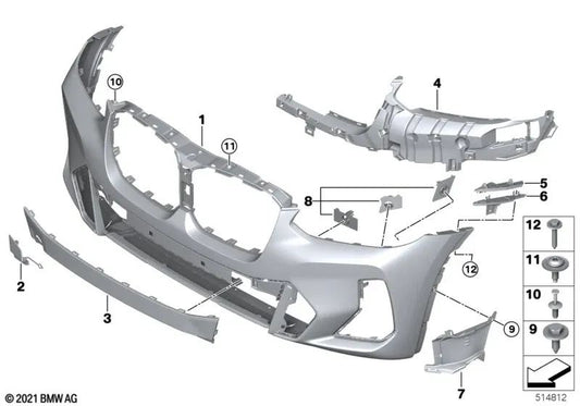 Links Unterstützung für BMW G01N, G08N, G02N (OEM 51118081895). Original BMW.