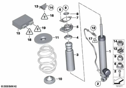Junta plana para BMW E89 (OEM 33506789051). BMW original