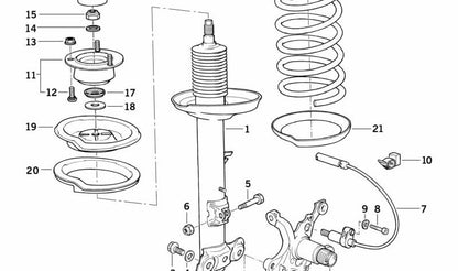 Mangueta delantera derecha OEM 31211092080 para BMW E36, Z3. Original BMW.