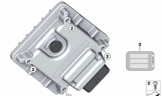 Mecanismo de comando OEM 13618562134 Para motocicletas BMW G 310 GS, G 310 R. Original BMW Motorrad.