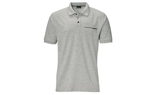 Polo gris talla S OEM 76617109721 para BMW Motorrad. Original BMW Motorrad.