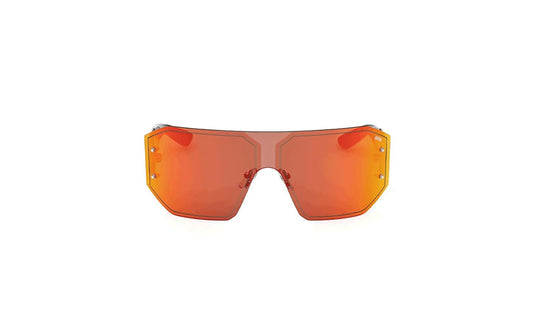 Gafas de sol BMW Vision OEM 80255B308B9 con lentes rojas espejadas y logo BMW en patillas. Unisex y originales para BMW {todos los modelos}. Accesorio de diseño 2024. Original BMW.