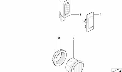 Hände Mikrofon OEM 84316941445 für BMW E64 und E64N. Kompatibel mit Bluetooth -Anrufsystemen. Original BMW.