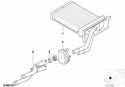 Junta para BMW E52 (OEM 64118398888). BMW originais.