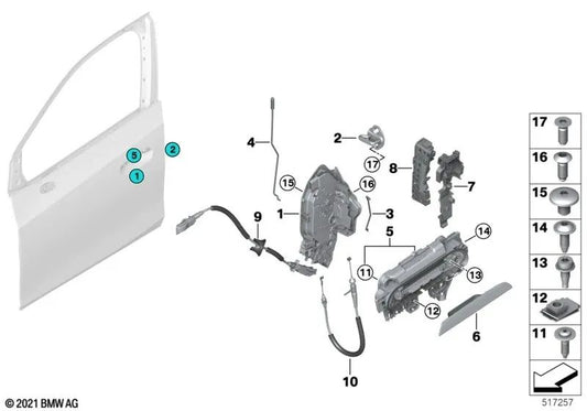 Barra di connessione per BMW U06 Series 2 (OEM 51218498572). BMW originale.