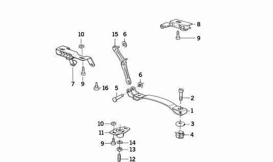 Tuerca jaula OEM 07129904886 para BMW Motorrad E30, E34, E32, E31, E84, F39, F25, G01, G08, F97, F26, G02, F98, E70, F15, G05, G18, F85, F95, E71, E72, F16, G06, F86, F96, G07, G09, Z1, E85, E86, E89, G29. Original BMW Motorrad.
