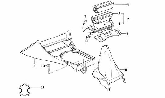 Cuero tapizado amarillo OEM 51949059510 para BMW Z1 (E30). Piel nappa lisa original BMW. Pieza original para interior.