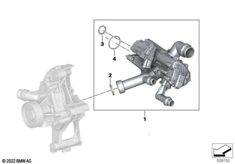 Scheda modellata per BMW G42, G20, G21, G22, G23, G26, G30, G31, G32, G11N, G12N, G14, G15, G16, G01, G02, G05, G18, G06, G07, G29 (OEM 11539494424). BMW originale.
