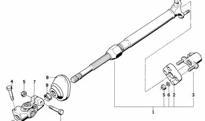 Junta universal para BMW Série 5 E34, Série 7 E32, Série 8 E31 (OEM 32311158347). BMW original