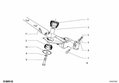 Parafuso hexagonal para BMW E36, E46, E12, E28, E34, E39, E24, E38, E31 (OEM 07119903156). BMW original.