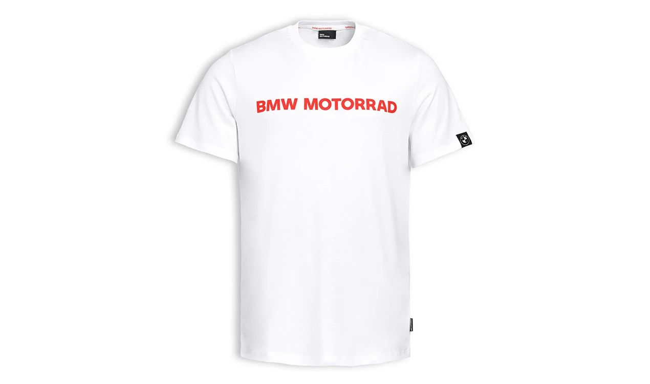 Camiseta blanca talla L OEM 76615B3E4F0 para BMW Motorrad. Original BMW.