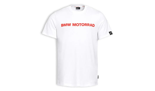 Camiseta blanca talla L OEM 76615B3E4F0 para BMW Motorrad. Original BMW.