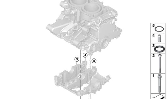Tornillo ISA OEM 07129905890 para BMW Motorrad I01, K1, HP2, 3/20, 600, 2002. Compatible con varios modelos de motocicletas BMW. Pieza original BMW Motorrad.