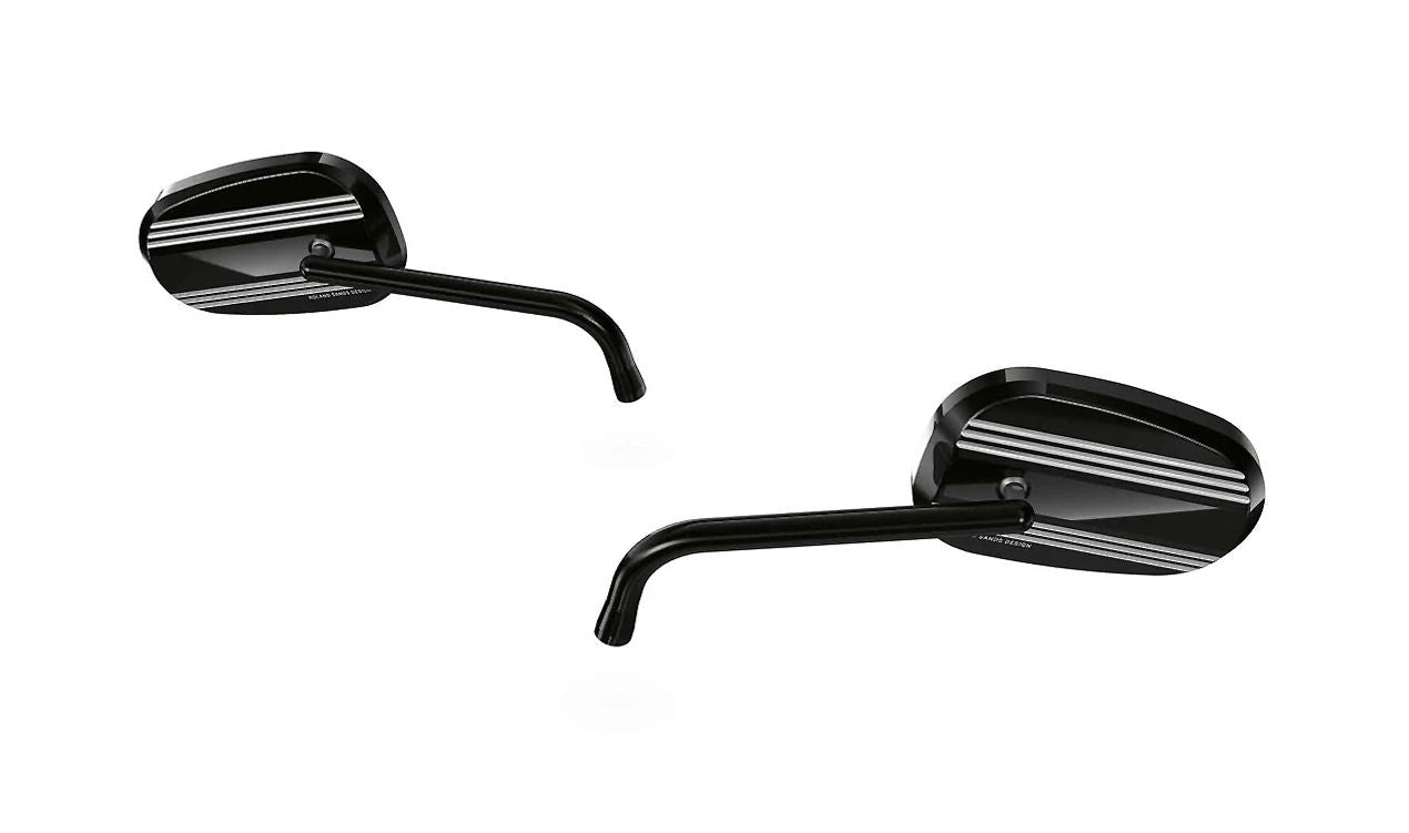 Juego de espejos machined OEM 77222469369 para motos BMW R 18, R 18 Classic, R 18 Roctane, R 18 B, R 18 Transcontinental. Original BMW Motorrad.