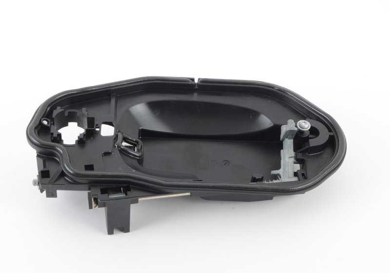 Soporte maneta exterior puerta delantera izquierda OEM 51203449077 para BMW X3 E83, E83N. Original BMW.